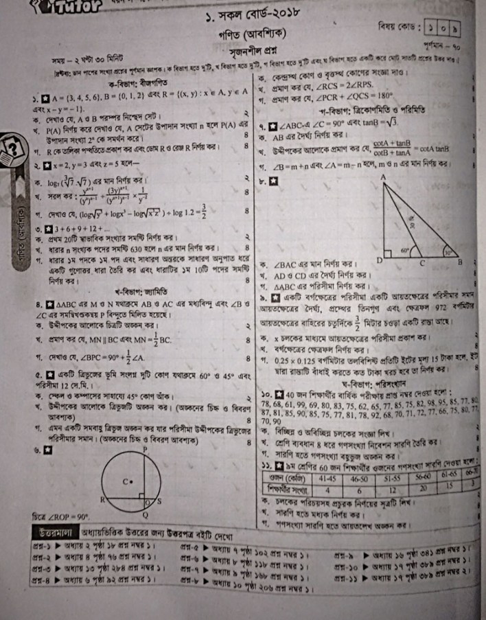SSC Math Question all boards