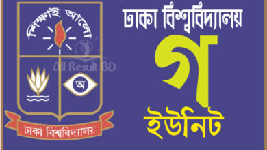 Dhaka University GA Unit Admission Result