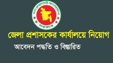 District Commissioner Office Job Circular 2023 (DC Office Job All District)