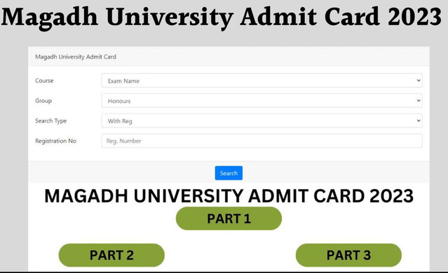 Magadh university part 3 admit card