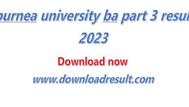 purnea university ba part 3 result