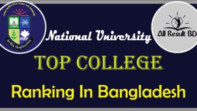 National University Top College Ranking