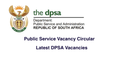 DPSA Circular 2023 www.dpsa.gov.za - Latest Public Service Vacancy PSV Circulars 2023