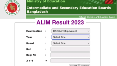 Alim Result 2023 Marksheet With Number