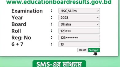 Alim Result 2023 By SMS