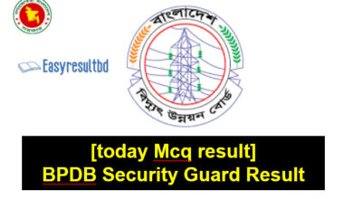 BPDB Security Guard Result