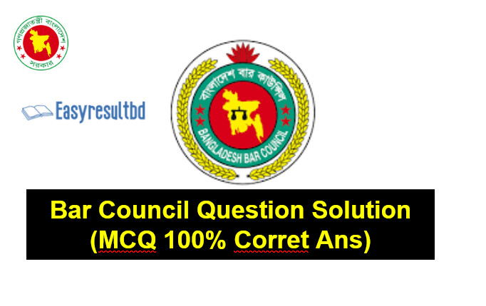 Bar Council Question Solution