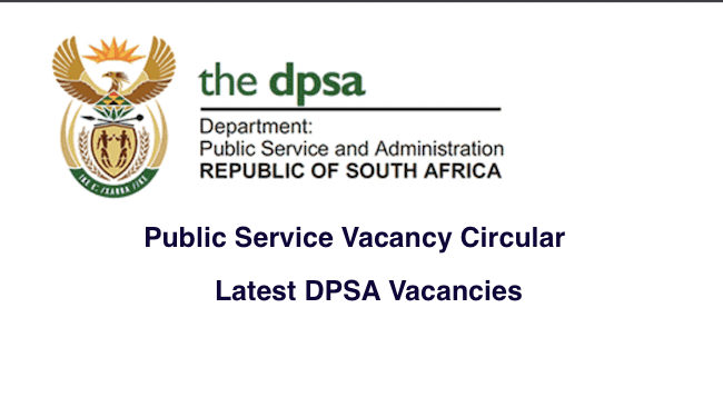 DPSA Circular 2022 www.dpsa.gov.za - Latest Public Service Vacancy PSV Circulars 2022