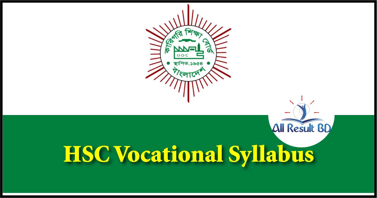HSC Vocational Syllabus HSC Vocational Syllabus