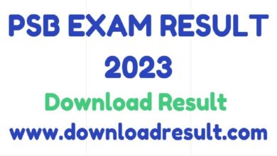 PSB Exam Result 2023