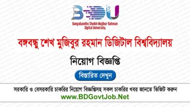 BDU Job Circular 2024 - Bangabandhu Sheikh Mujibur Rahman Digital University