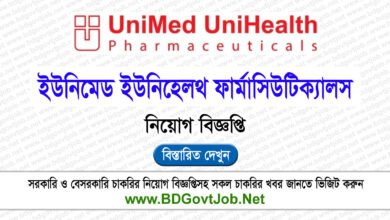 Unimed Unihealth Pharmaceuticals Job Circular 2024