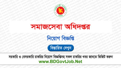 Department of Social Services DSS Job Circular 2024 www.dss.gov.bd