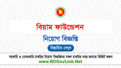 BIAM Foundation Job Circular 2024 www.biam.gov.bd