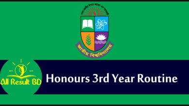 Honours 3rd Year Routine