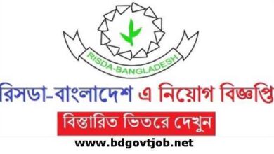 RISDA Bangladesh Job Circular 2024 - www.risda.org.bd