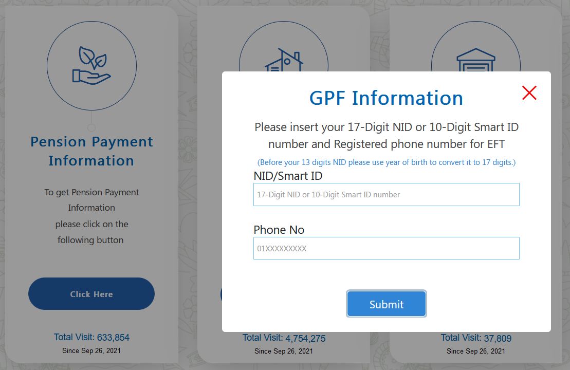 GPF Balance Check Online