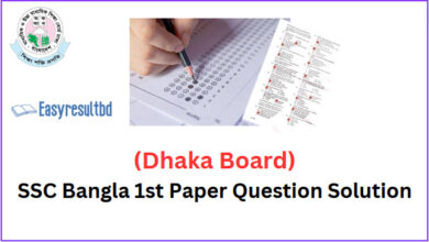 Dhaka Board SSC Bangla 1st Paper Question Solution 2024