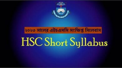 HSC Short Syllabus 2025 PDF Download