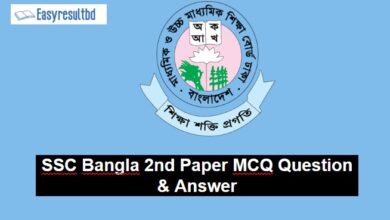 SSC Bangla 2nd Paper MCQ Question & Answer ২০২৪