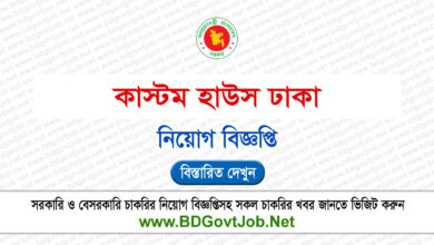 Dhaka Custom House DCH Job Circular 2024 - dch.teletalk.com.bd