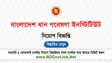 Bangladesh Rice Research Institute BRRI Job Circular 2024