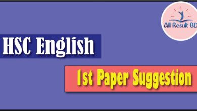 HSC English 1st Paper Suggestion