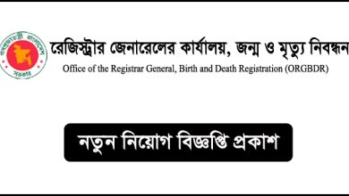 বাংলাদেশ ব্যাংক নিয়োগ বিজ্ঞপ্তি