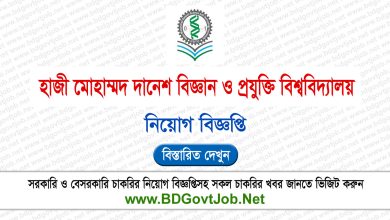 HSTU Job circular 2025 – www.hstu.ac.bd