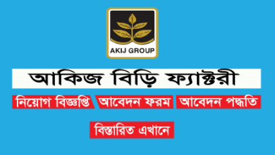 Akij Biri Factory Limited Job Circular 2025