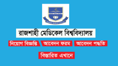 Rajshahi Medical University RMU Job Circular 2025